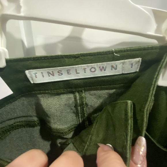 NWT Tinseltown Olive Green Jeans - Picture 3 of 7